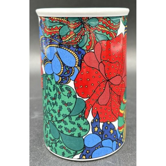 Christmas Coffee Tea Cup Holiday Mug 1995 Limited Edition Elegance Fire Works - Picture 16 of 16
